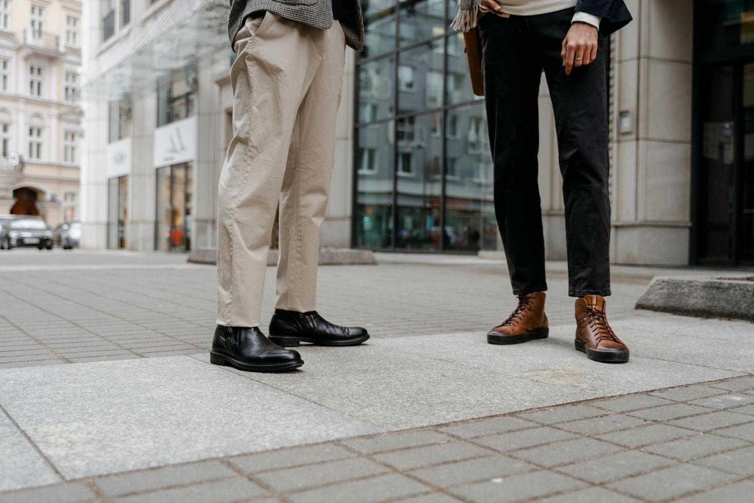 Leather shoes